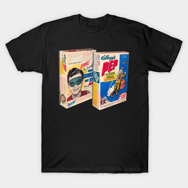 Tom Corbett Space Cadet PEP Cereal T-Shirt by RetroZest